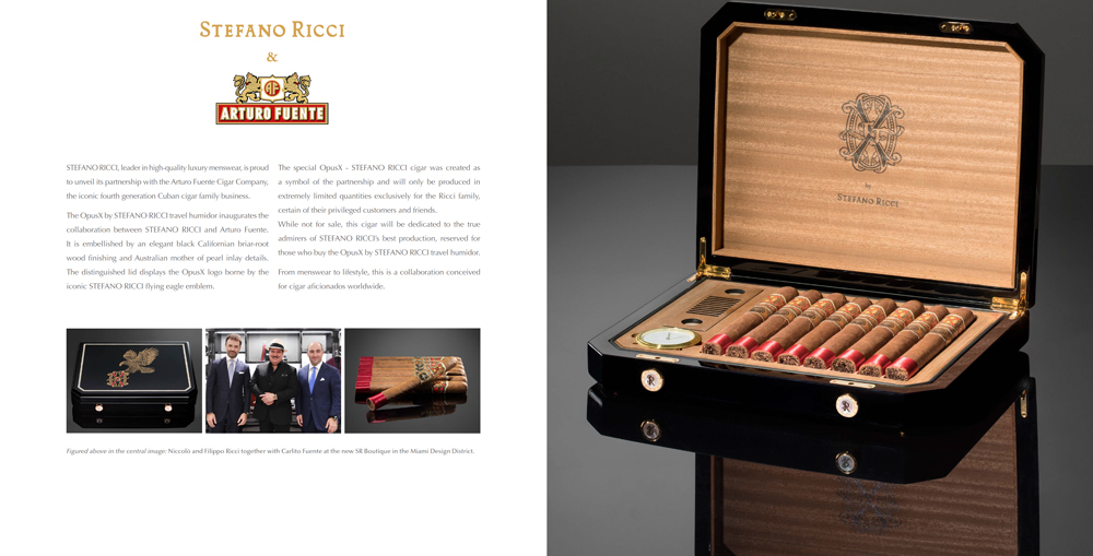 The OpusX by STEFANO RICCI travel humidor